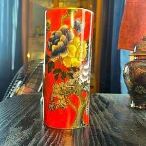 S Hancock & Sons Coronaware Stoke on Trent England hand painted “Corea” vase